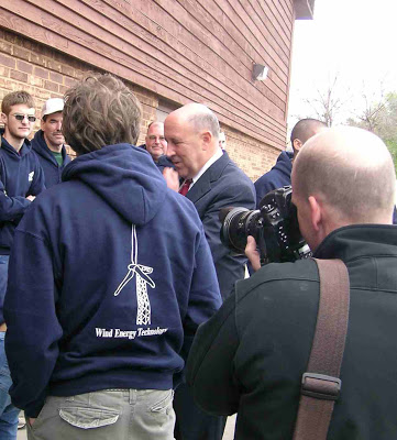 Doyle dedicates first turbine project in seven years