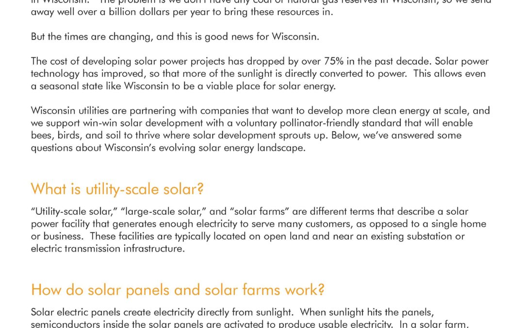 Utility Scale Solar Farms Full
