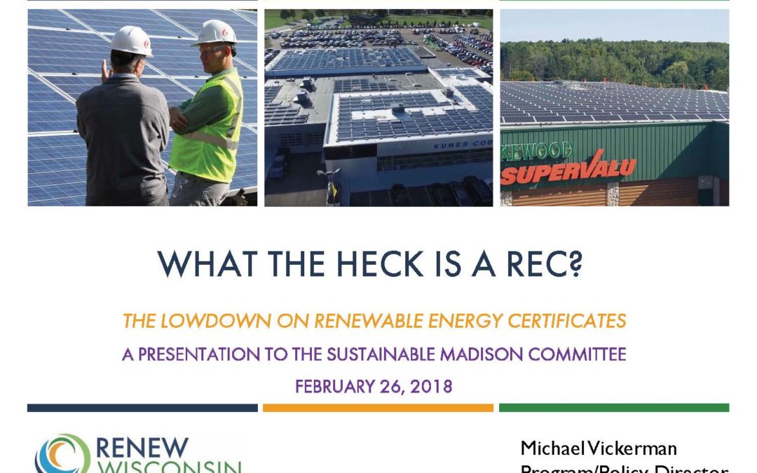 What the heck is a REC?
