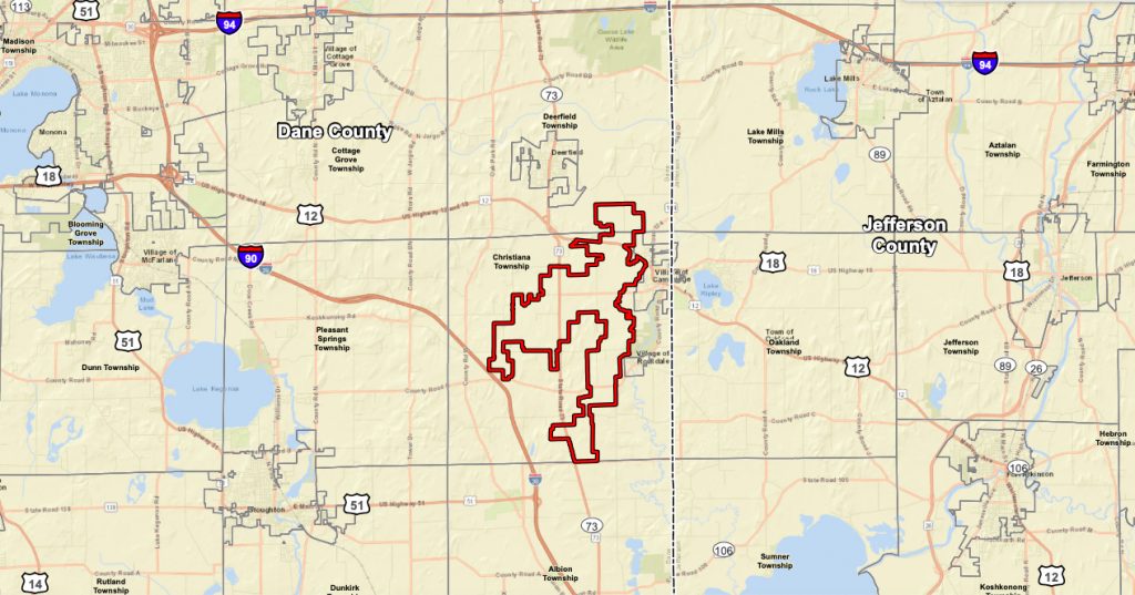 Project to be located in southeast Wisconsin.