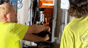 home battery install