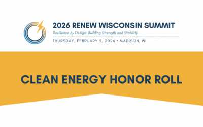 RENEW Wisconsin’s 2026 Clean Energy Honor Roll