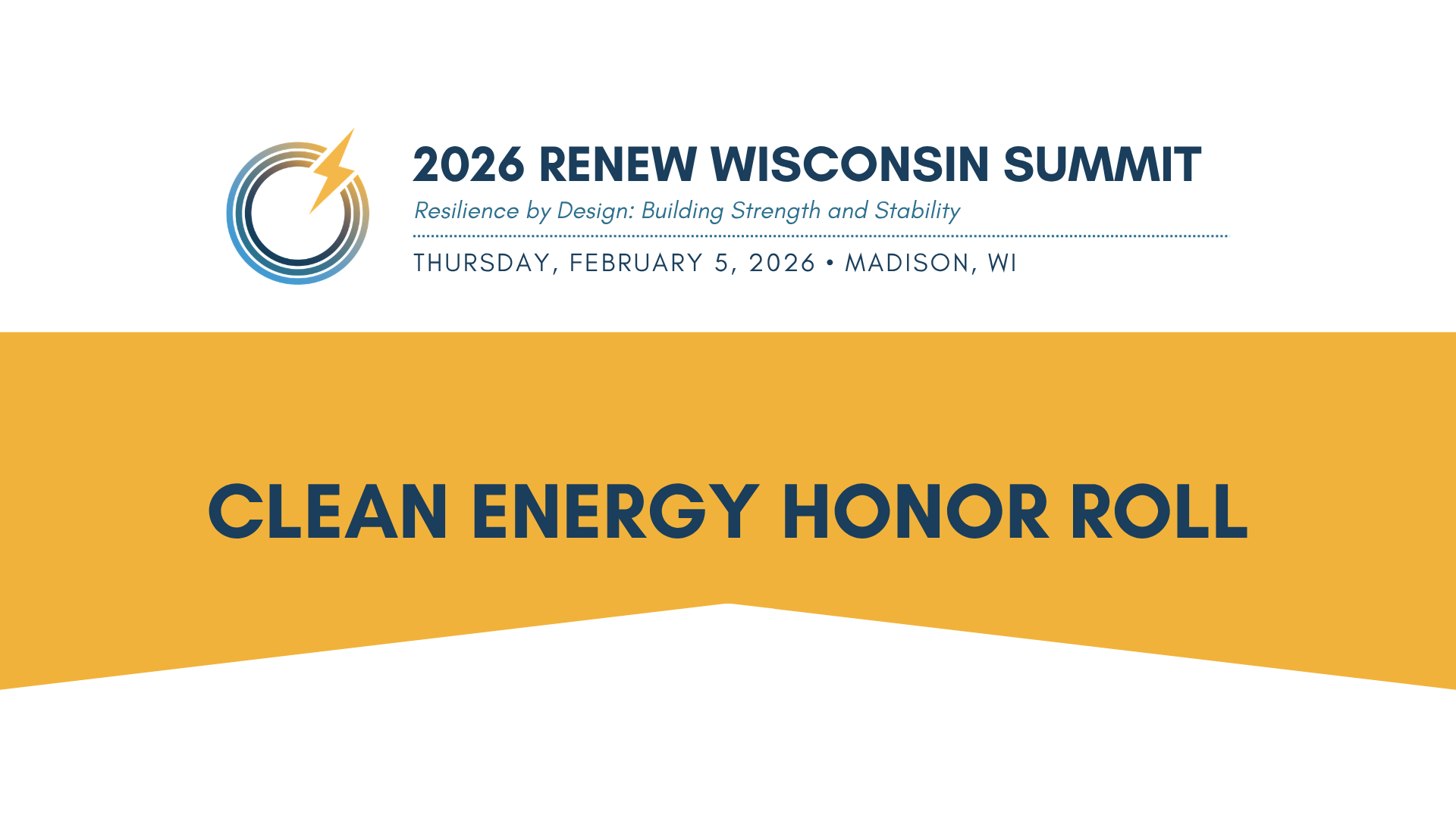 RENEW Wisconsin's 2026 Clean Energy Honor Roll - RENEW Wisconsin